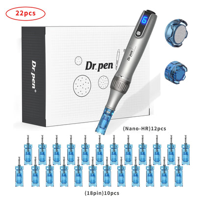 Dr. Pen M8S Wireless Microneedling Kit for Bath Time, Home Spa and Personal Care, with the Listed Configuration