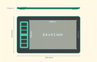Graphics Drawing Tablet XENX P1-640 8192 Pressure Sensitivity 6 Hot Keys 6.6x4.1 Inch Active Area for an Everyday Personal Care Routine