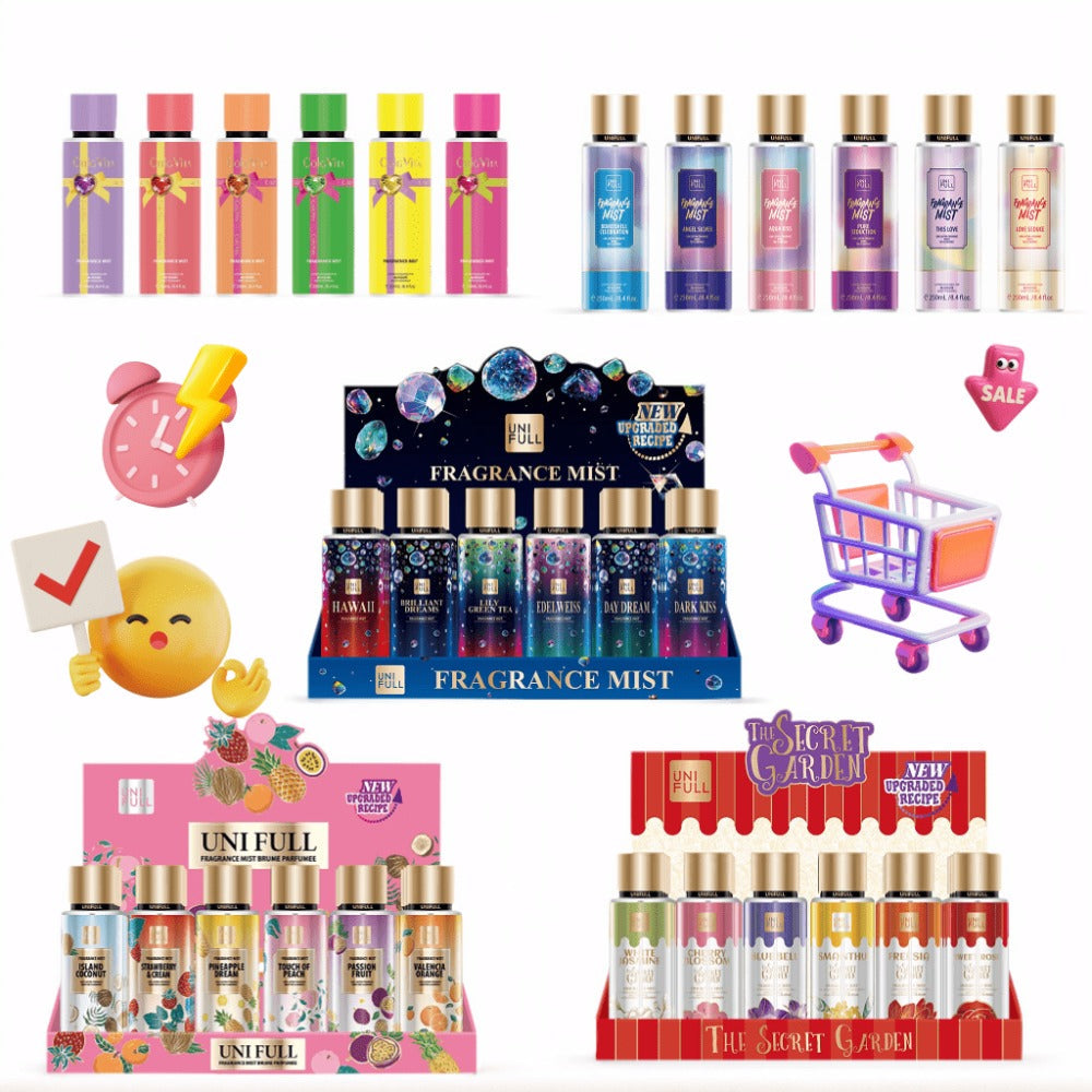 Scented Hair & Body Mist for Women 8oz – Long-Lasting Perfume Spray, Lightweight Non-Greasy Fragrance Mist for Dates, Parties & Daily Wear