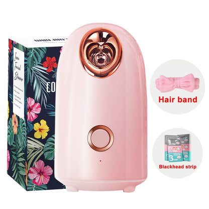 Blackhead Remover & Facial Steamer Combo - Pore Cleansing Home Spa Beauty Device for Dry Skin, Nose & Face Care