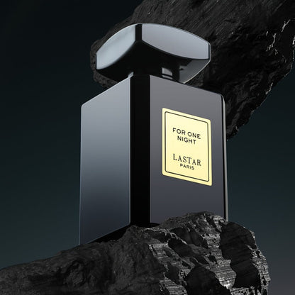 Men's Cologne LASTAR For One Night 55ml Eau de Parfum Spray in Black Rectangular Glass Bottle