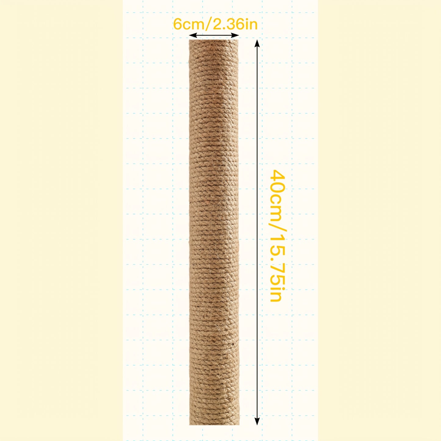 Multi-Level Sisal Cat Scratching Post 4-in-1 with 6 Wooden Balls 2 Hanging Balls & 2 Feather Teaser Toys – Premium Thickened Sisal Anti-Slip