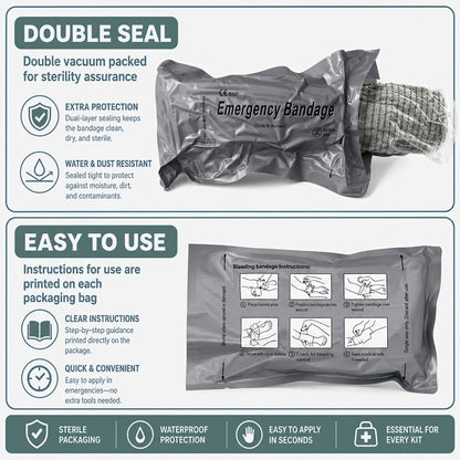 First Aid Kit 399pcs / 99pcs Professional Portable Survival Gear with Splints Scissors Tweezers for Hiking Camping Hunting Car Travel