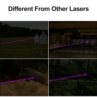 Laser Sight for Picatinny Rail Pistols – Green Red Blue Laser, CNC Aluminum, Low Profile, USB Rechargeable, 5-Hour Runtime