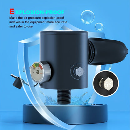 Aluminum Alloy Mini Diving Tank 0.5L – Portable Scuba Oxygen Cylinder with Regulator for Underwater Photography Snorkeling Recreation