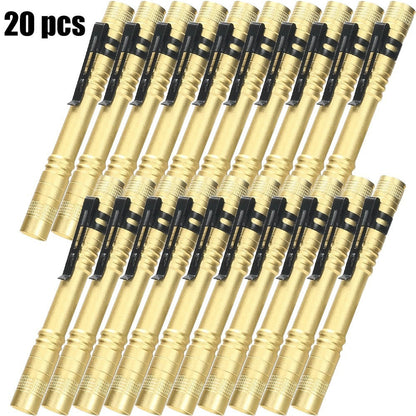 Pen Light Flashlights Bulk Pack with Clip – Mini Slim LED Pocket Torch for Camping, Outdoor, Home & Emergency Use