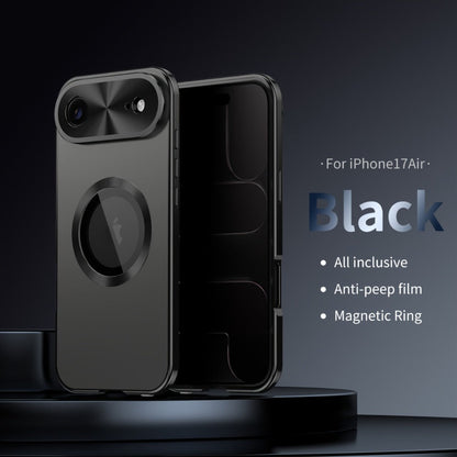 iPhone Anti-Spy Magnetic 2-in-1 Phone Case with All-Round Lens Protection – Complete Drop Protection Cover for iPhone 12 13 14 15 16 Pro Max