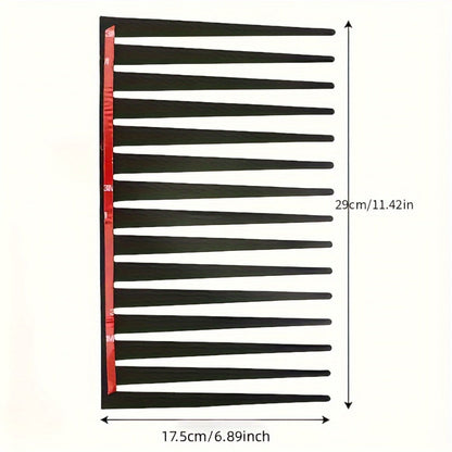 Pair of Black Car Eyelash Decals, 11.4 x 6.9 Inch Each, for Smooth Exterior Panels Beside Headlights