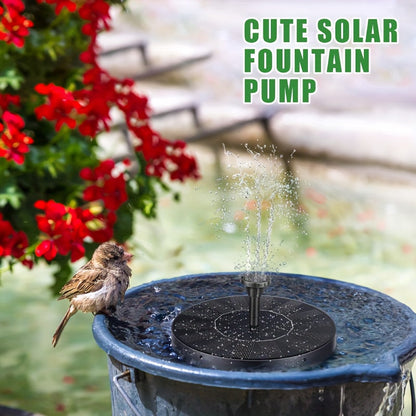 Solar Fountain Pump for Garden, Patio and Yard Use, with the Listed Configuration, for Everyday Use and Organized Storage