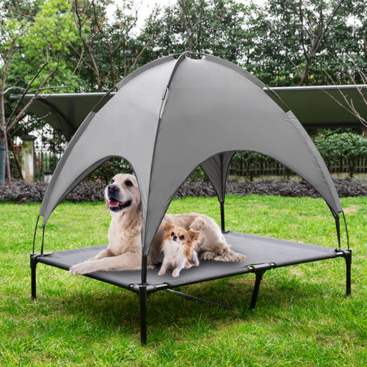 Outdoor Cat Tent Portable Pet Tent with Trampoline Base – Windproof Breathable Weatherproof Cat House for Dogs & Cats