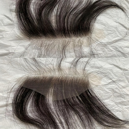Hair Accessories 6x1 HD Lace Hairline Piece with Six-Inch Human Hair Fringe in Natural Color