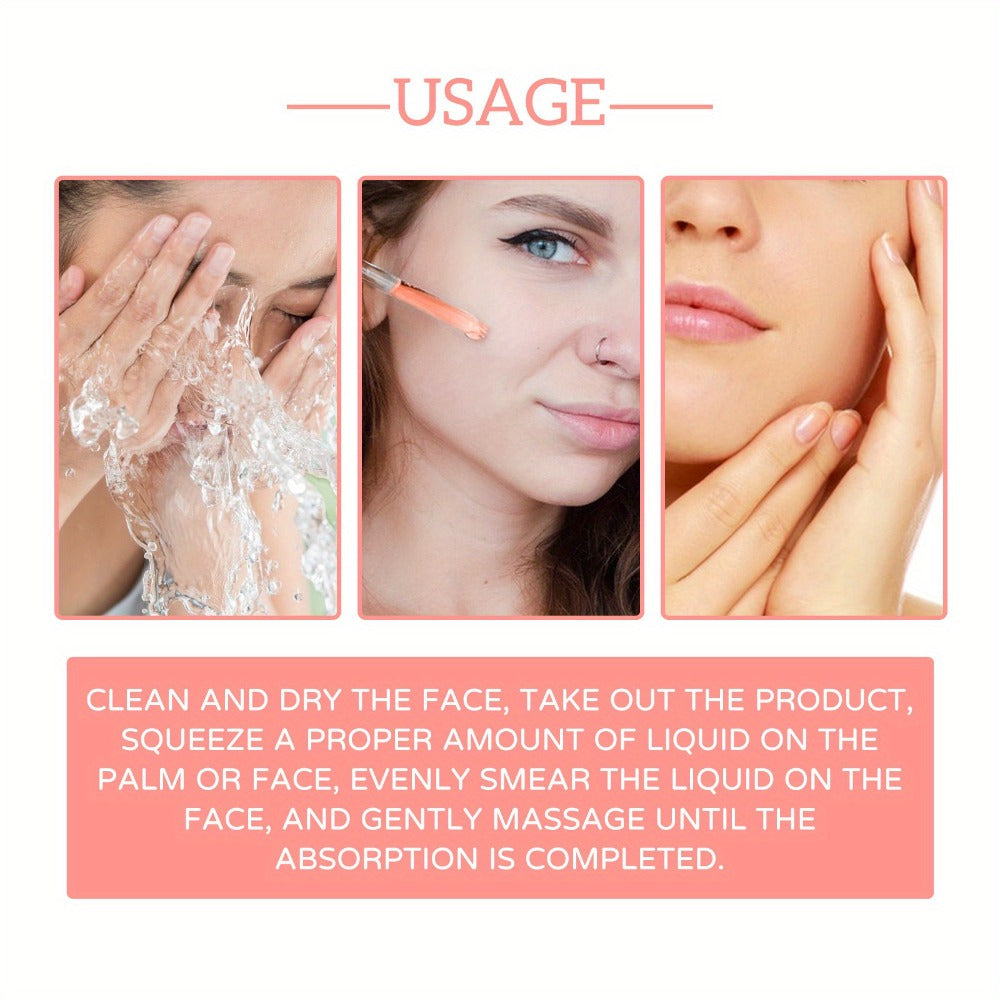 Facial Serum 5-in-1 with Hyaluronic Acid & Vitamin C, 3 Pack 30ml, Skin Care Serum for All Skin Types