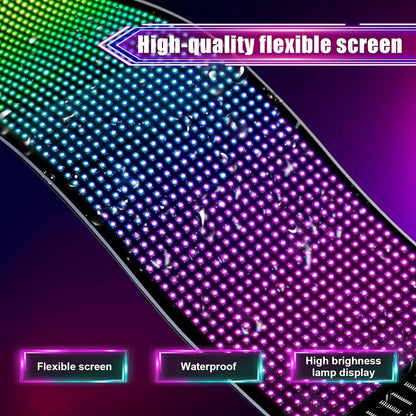 Flexible LED Matrix Display Sign Programmable Scrolling Text - Devil Eyes High Refresh Rate for an Everyday Personal Care Routine