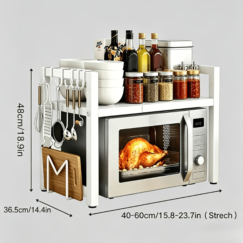 Kitchen Shelf shown in the White Single Layer option