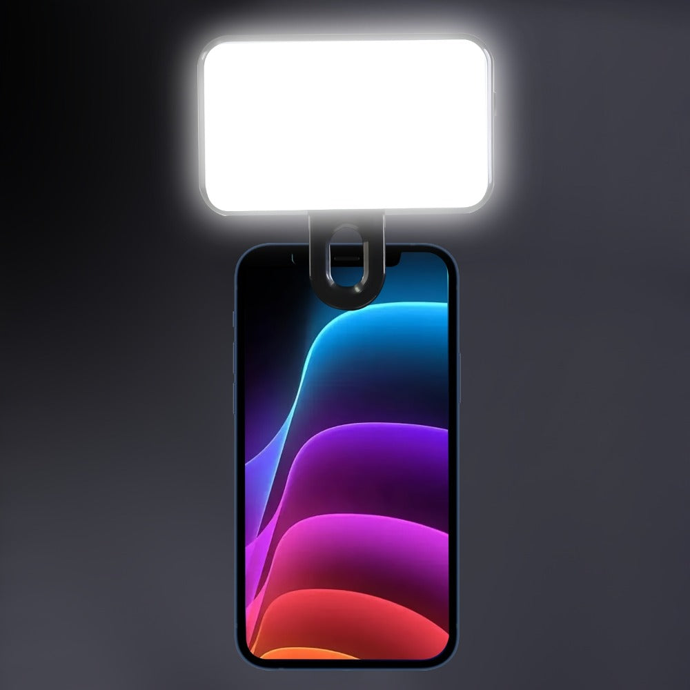 Clip-On LED Fill Light for Phone Laptop Tablet Mini Portable Selfie Light for Video Conferencing for an Everyday Personal Care Routine