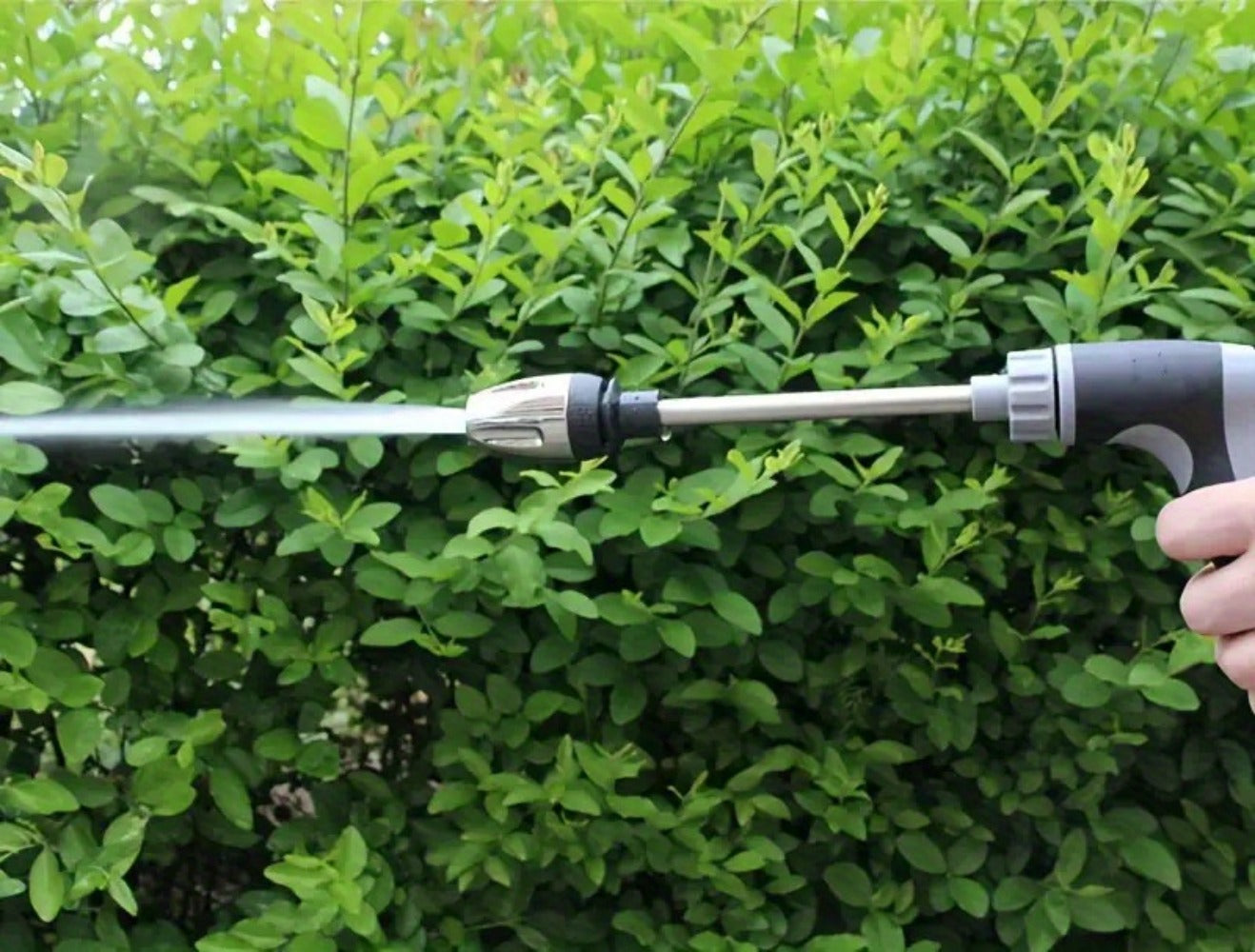 High Pressure Car Wash Gun with Long Extension Rod – Adjustable Spray Nozzle, Leak-Proof Connector, Fits Garden Hose
