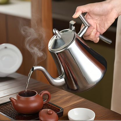 Stainless Steel Tea Kettle with Filter, Tea Pot Coffee Pot Cold Water Pitcher for Home Hotel Restaurant