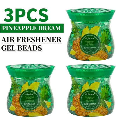 Air Freshener Scented Beads 3-Pack, Fragrance Beads, Multi-Purpose Odor Eliminator for Home, Car