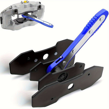 360-Degree Ratchet Brake Piston Compressor with Four Spreader Plates and Red Handle Pictured