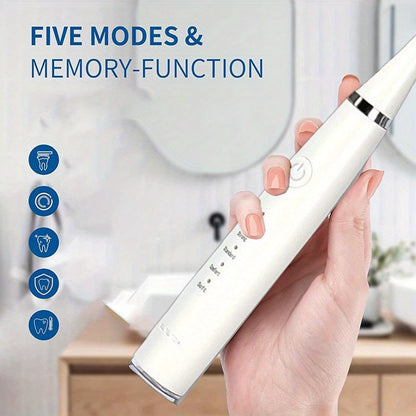 Electric Toothbrush Kit USB Rechargeable – Multi-Accessory Dental Care Set with Travel Case, Replaceable Brush Heads