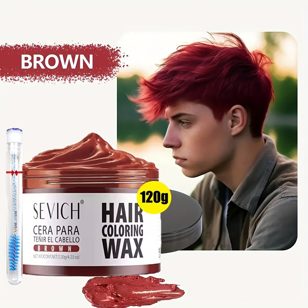 Instant Color Hair Wax 10 Shades – Temporary Hair Dye Wax Strong Hold Styling for Parties, Cosplay, Festivals & Halloween, Easy Wash Out