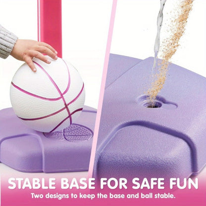 Toddler Basketball Hoop Adjustable Height 2.5-3.5ft Kids Basketball Goal with the Listed Color, Size or Set Options for Everyday Use