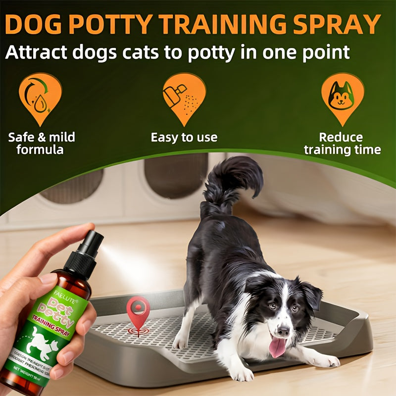 Puppy Potty Training Spray – Pheromone-Inspired Indoor Spot Guidance for Dogs & Cats, Helps Puppies & Kittens Recognize the Right Bathroom