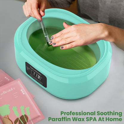Paraffin Wax Warmer Kit 3000ml Touchscreen for Hands & Feet – Includes 6 Packs Refill Wax, Hot Wax Spa Bath for Arthritis Pain Relief & Deep