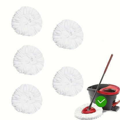 Microfiber Rotary Mop Replacement Heads 360 Degree Triangular Spin Mop Pads Refill Compatible with Rotary Mop Systems Deep Floor Cleaning 2