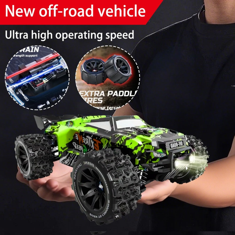 Dual Shell Ultra Large RC Off-Road Truck with Full Proportional Drift Control Extreme Grip Tires & High Speed
