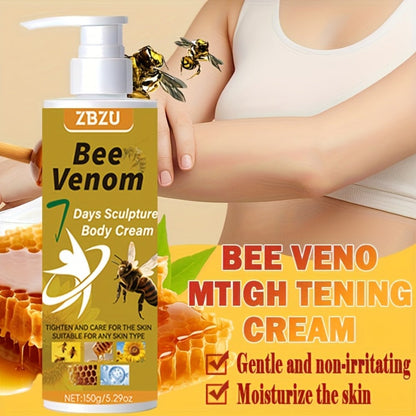 Skin Tightening Body Cream with Bee Venom & Collagen – 7-Day Rapid Firming Lotion for Arms, Abdomen, Thighs & Buttocks | Vitamin C
