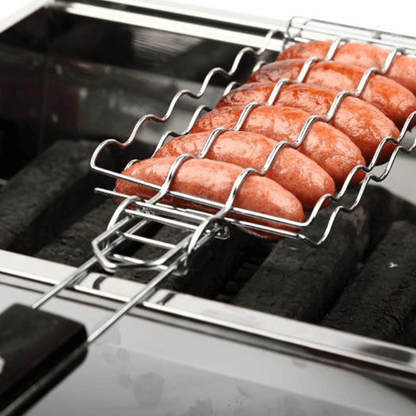 BBQ Sausage Grilling Basket, for Grilling, Camping and Outdoor Meals, with the Listed Configuration