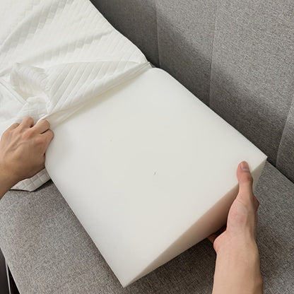 Bed Wedge Pillow Headboard Gap Filler Mattress Wedge Fills 0-7 Inch Gap Between Headboard for Entryways, Bedrooms and Living Spaces