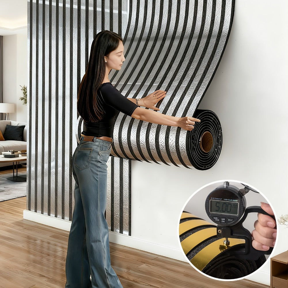 Luxury Mirror 3D Wallpaper Roll Self Adhesive Peel and Stick PVC Vinyl Film Grid Vertical, for Entryways, Bedrooms and Living Spaces