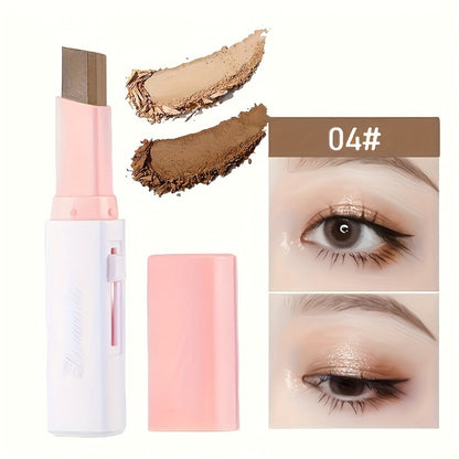 Dual-Color Eyeshadow Stick Set 6pcs Waterproof Smudge-Proof, Highly Pigmented Twist-Up Eye Shadow Pencil Kit