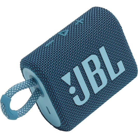 Bluetooth Speaker JBL Go 3 with IP67 Rating, USB-C Charging, Carry Loop, Five-Hour Runtime and Four Colors