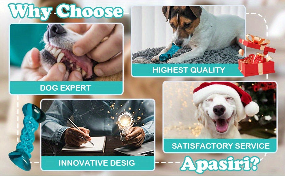 Indestructible Dog Chew Toy Nylon Bone for Aggressive Chewers – Tough Durable Dog Bone for Super Chewers, Long Lasting Chew Toys