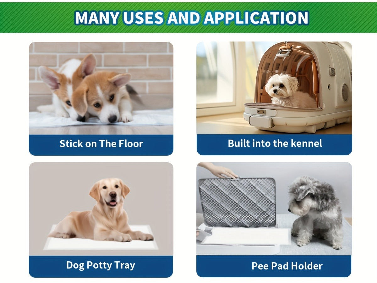 Dog Training Pads, Sunny Doggy Disposable Sets in 120-Count 22 x 22, 50-Count 30 x 36 and 40-Count 36 x 36 Sizes