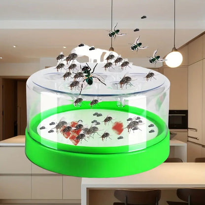 Flying Insect Trap 2 Pack – Non-Toxic Reusable Bug Catcher with 7 Holes, No Electricity, Safe for Home & Garden
