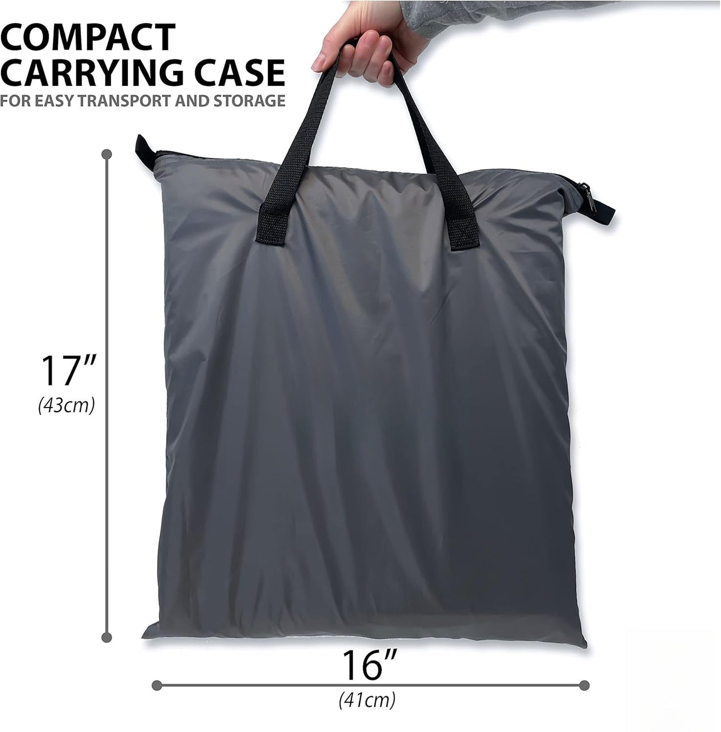 Camping Tent Organizer 9-Shelf with Zippered Flap – Hanging Storage Rack for Shoes, Gear & Dining, Fits Most Tents, Brown & Gray