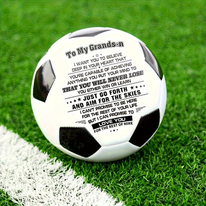 Motivational Basketball Gift for Teenagers, Grandson & Grandchild – International Standard Size, Inspirational Quote Ball
