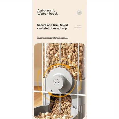Hanging Cage Pet Water Dispenser & Automatic Feeder – No-Drip Gravity Feed Bowl for Rabbits, Guinea Pigs, Hamsters & Small Animals |