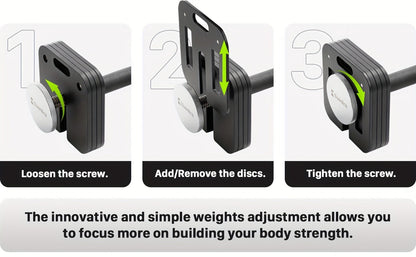 Quick-Lock Adjustable Dumbbell Set 10–80LB – 5LB Increments Square Weight Plates for Home Gym Fitness, Compatible Longer Screws & Add-On