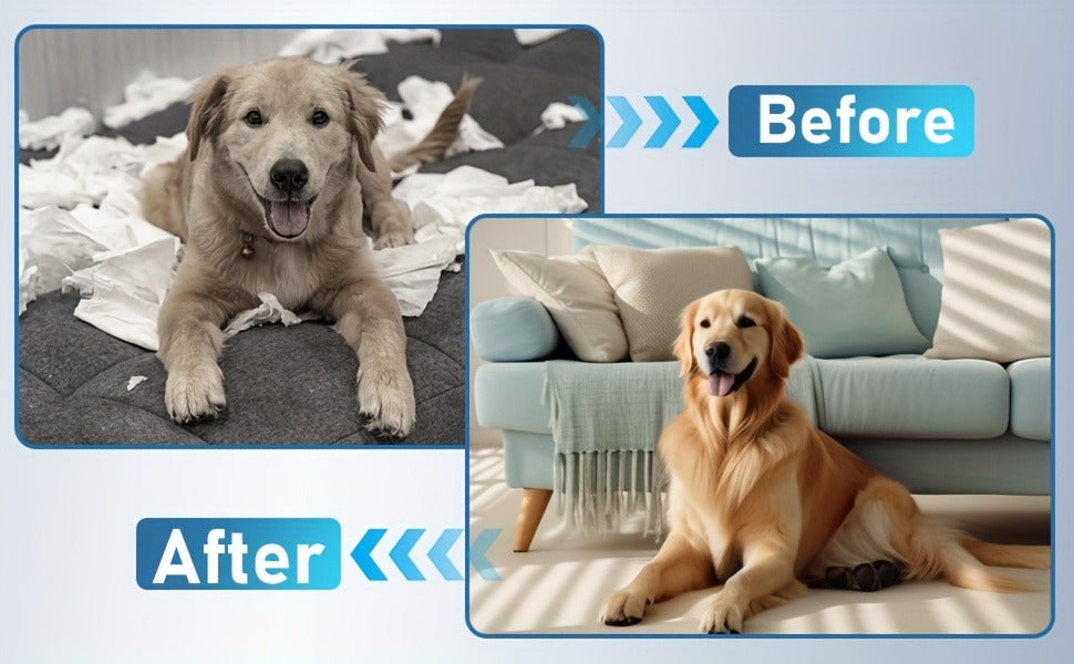 Ultrasonic Anti-Barking Device – Automatic Dog Bark Deterrent with 3 Frequency Modes & 50ft Range | Rechargeable 1500mAh