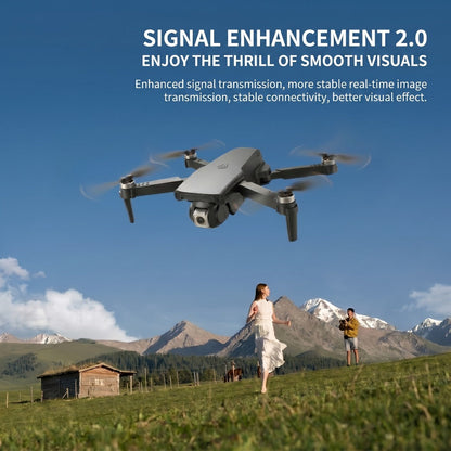 8K Brushless Motor Drone Obstacle Avoidance 2026 Upgraded Foldable Quadcopter 2 Batteries One-Button Return USB Charging Tools