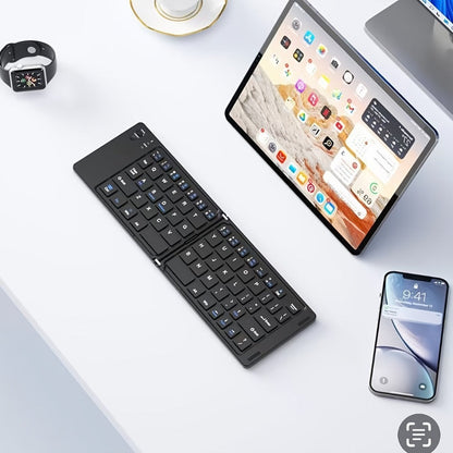 7.3mm Ultra-Slim Magnetic Wireless Keyboard Rechargeable Foldable Compact Bluetooth Keyboard for an Everyday Personal Care Routine