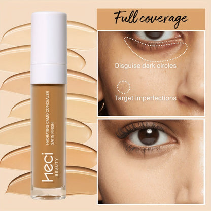 Liquid Concealer and Contour Stick Set 2 Pcs Buildable Coverage Pore Minimizing, for Makeup, Travel and Everyday Vanity Use