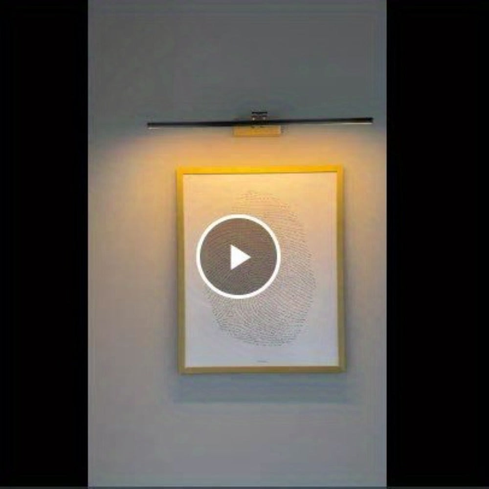 Picture Light 16 Inch Wireless Battery Powered LED Wall Light 6000mAh Rechargeable Remote for Entryways, Bedrooms and Living Spaces