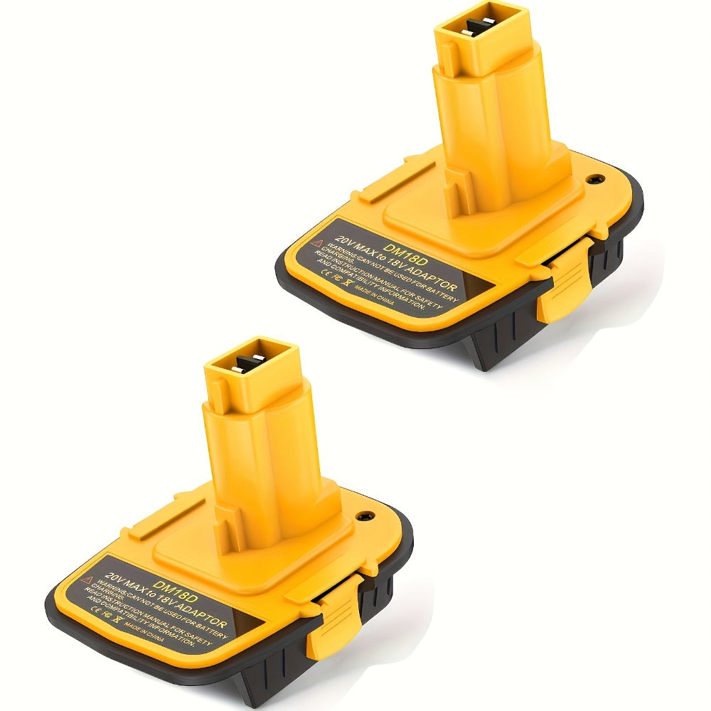 Battery Adapter DM18D DeWalt 18V to 20V Converter with USB Port Compatible with DeWalt 20V for Entryways, Bedrooms and Living Spaces