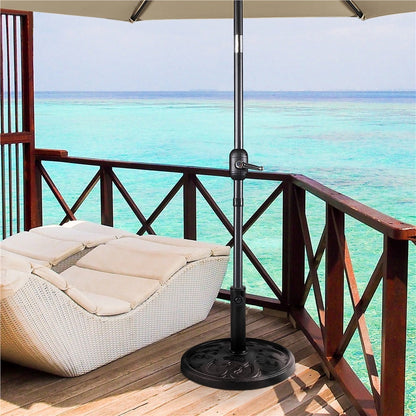 17.5-Inch Round Umbrella Base with Multiple Color Options for Outdoor Shade and Protection detail image - detail view 8